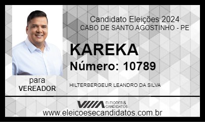 Candidato KAREKA 2024 - CABO DE SANTO AGOSTINHO - Eleições