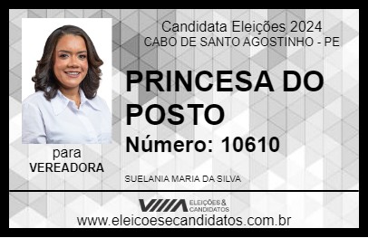 Candidato PRINCESA DO POSTO 2024 - CABO DE SANTO AGOSTINHO - Eleições