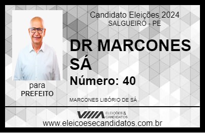 Candidato DR MARCONES SÁ 2024 - SALGUEIRO - Eleições