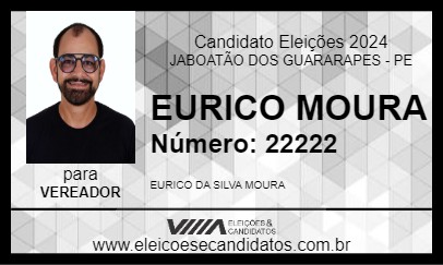 Candidato EURICO MOURA 2024 - JABOATÃO DOS GUARARAPES - Eleições