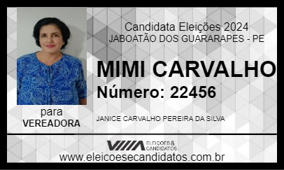 Candidato NINI CARVALHO 2024 - JABOATÃO DOS GUARARAPES - Eleições