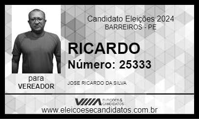 Candidato RICARDO 2024 - BARREIROS - Eleições