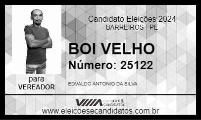 Candidato BOI VELHO 2024 - BARREIROS - Eleições