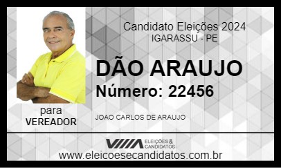 Candidato DÃO ARAUJO 2024 - IGARASSU - Eleições