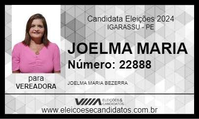 Candidato JOELMA MARIA 2024 - IGARASSU - Eleições