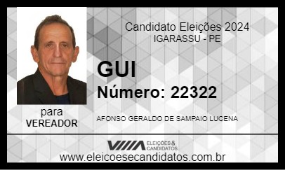 Candidato GUI 2024 - IGARASSU - Eleições