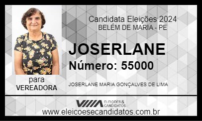 Candidato JOSERLANE 2024 - BELÉM DE MARIA - Eleições