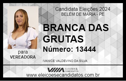 Candidato BRANCA DAS GRUTAS 2024 - BELÉM DE MARIA - Eleições