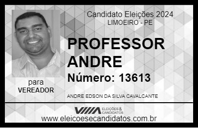 Candidato PROFESSOR ANDRE 2024 - LIMOEIRO - Eleições