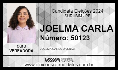 Candidato JOELMA CARLA 2024 - SURUBIM - Eleições