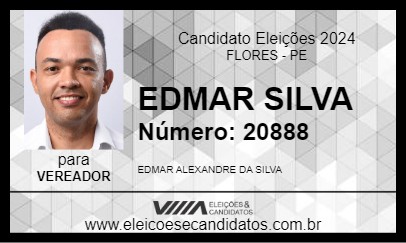 Candidato EDMAR SILVA 2024 - FLORES - Eleições