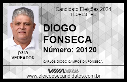 Candidato DIOGO FONSECA 2024 - FLORES - Eleições