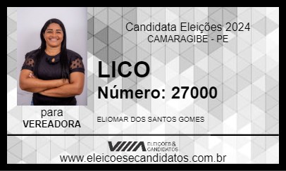 Candidato LICO 2024 - CAMARAGIBE - Eleições