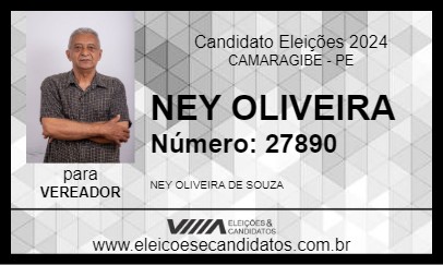 Candidato NEY OLIVEIRA 2024 - CAMARAGIBE - Eleições