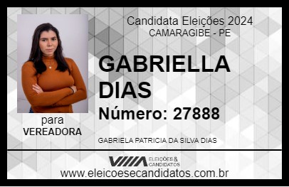 Candidato GABRIELLA DIAS 2024 - CAMARAGIBE - Eleições