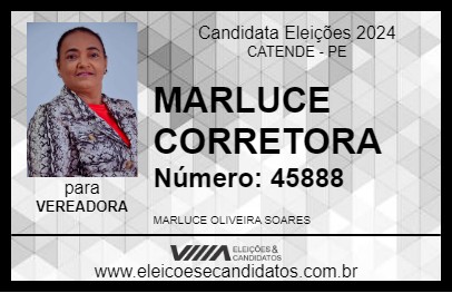 Candidato MARLUCE CORRETORA 2024 - CATENDE - Eleições