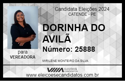 Candidato DORINHA DO AVILÃ 2024 - CATENDE - Eleições