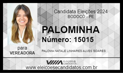 Candidato PALOMINHA 2024 - BODOCÓ - Eleições