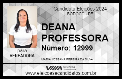 Candidato DEANA PROFESSORA 2024 - BODOCÓ - Eleições