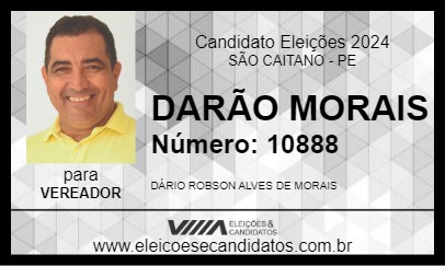 Candidato DARÃO MORAIS 2024 - SÃO CAITANO - Eleições