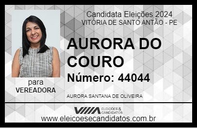 Candidato AURORA DO COURO 2024 - VITÓRIA DE SANTO ANTÃO - Eleições