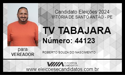 Candidato TV TABAJARA 2024 - VITÓRIA DE SANTO ANTÃO - Eleições