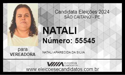 Candidato NATALI 2024 - SÃO CAITANO - Eleições