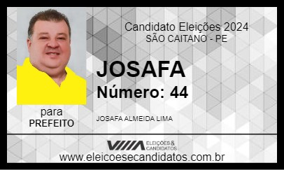 Candidato JOSAFA 2024 - SÃO CAITANO - Eleições