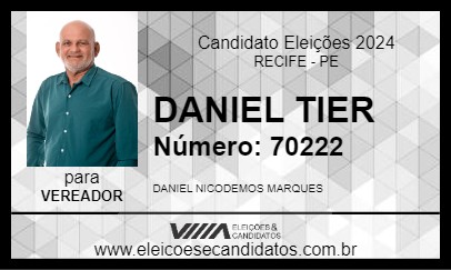 Candidato DANIEL TIÉ 2024 - RECIFE - Eleições