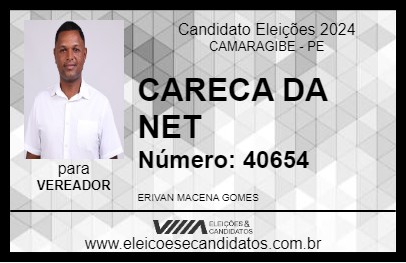 Candidato CARECA DA NET 2024 - CAMARAGIBE - Eleições