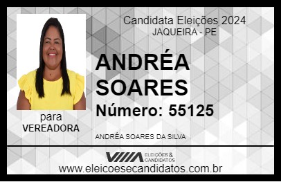 Candidato ANDRÉA SOARES 2024 - JAQUEIRA - Eleições