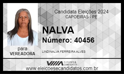 Candidato NALVA 2024 - CAPOEIRAS - Eleições