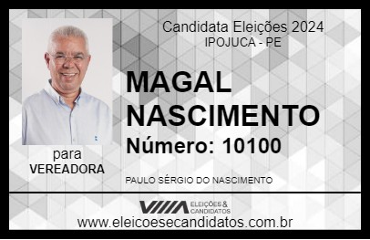 Candidato MAGAL NASCIMENTO 2024 - IPOJUCA - Eleições