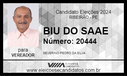 Candidato BIU 2024 - RIBEIRÃO - Eleições