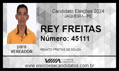 Candidato REY FREITAS 2024 - JAQUEIRA - Eleições