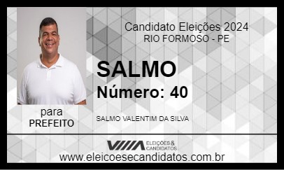 Candidato SALMO 2024 - RIO FORMOSO - Eleições