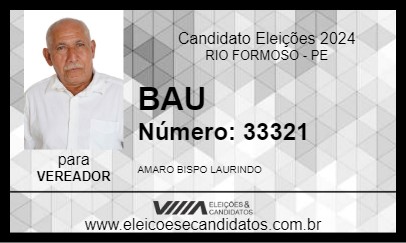 Candidato BAU 2024 - RIO FORMOSO - Eleições