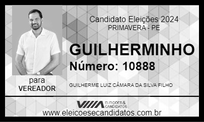 Candidato GUILHERMINHO 2024 - PRIMAVERA - Eleições