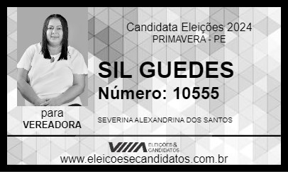 Candidato SIL GUEDES 2024 - PRIMAVERA - Eleições