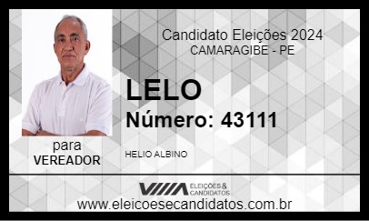 Candidato LELO 2024 - CAMARAGIBE - Eleições