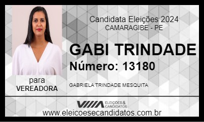 Candidato GABI TRINDADE 2024 - CAMARAGIBE - Eleições