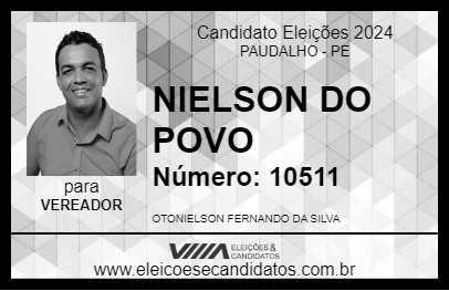 Candidato NIELSON DO POVO 2024 - PAUDALHO - Eleições