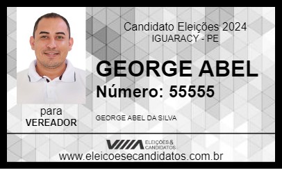 Candidato GEORGE ABEL 2024 - IGUARACY - Eleições