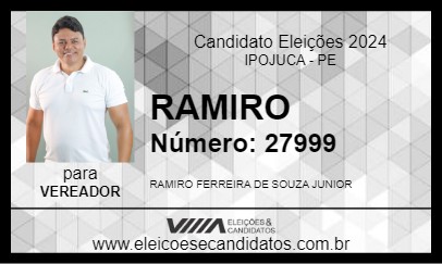 Candidato RAMIRO 2024 - IPOJUCA - Eleições