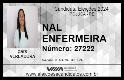 Candidato NAL ENFERMEIRA 2024 - IPOJUCA - Eleições