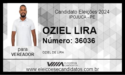 Candidato OZIEL LIRA 2024 - IPOJUCA - Eleições