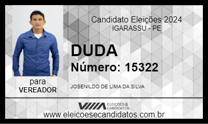 Candidato DUDA 2024 - IGARASSU - Eleições