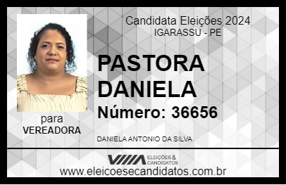 Candidato PASTORA DANIELA 2024 - IGARASSU - Eleições