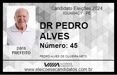 Candidato DR PEDRO ALVES 2024 - IGUARACY - Eleições