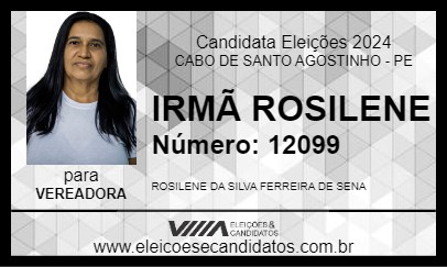 Candidato IRMÃ ROSILENE 2024 - CABO DE SANTO AGOSTINHO - Eleições